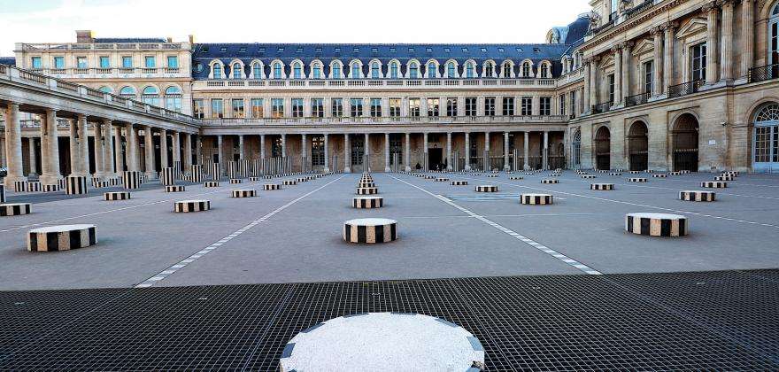 The Colonnes de Buren: an open-air work of art
